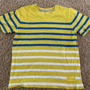Boys Gap Kids Stripes V-Neck T-shirt